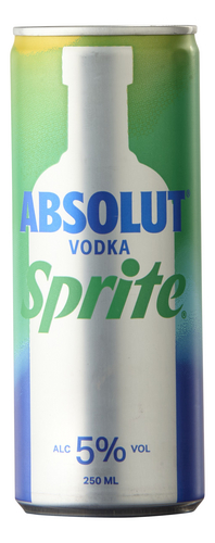 SPRITE Vodka Absolut 5% can