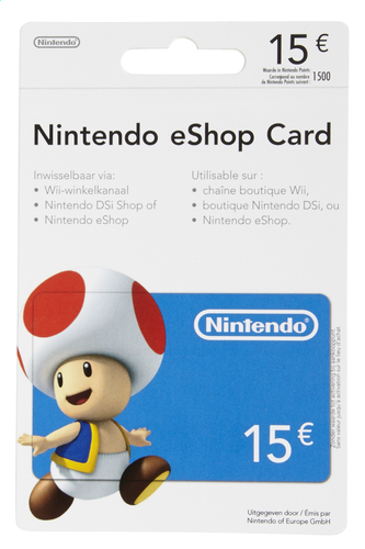 NINTENDO E-Vouchers 15 euro