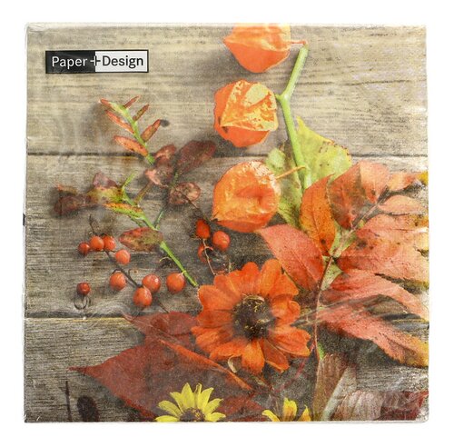 Duni serv. Fruity Florals 33x33cm