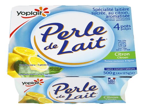 YOPLAIT PERLE DE LAIT citron