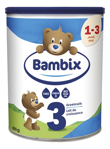 Bambix: Groeimelk Poeder 3 +1j en Opvolgmelk 2 +6 maanden
