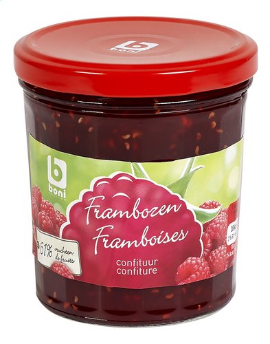 BONI confiture framboises 61%