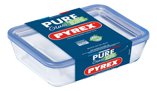 kwaliteit langs vrouwelijk PYREX ovenschaal met deksel | Bio-Planet, jouw biosupermarkt