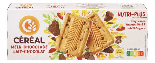 CÉRÉAL koek.vitaliteit melkchoc.