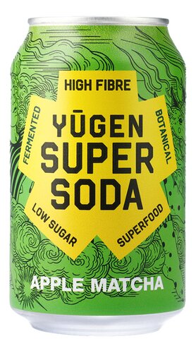 YUGEN Super Soda Apple-Matcha Bio