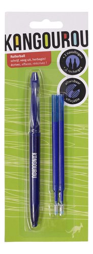 KANGOUROU stylo à bille eff.bleu+2 cart