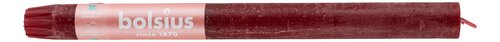 BOLSIUS rustiek Shine Velvet rood 270/23