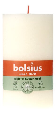 BOLSIUS Rustiek Shine Pearl 130/68