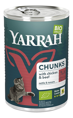 YARRAH chat morcea.poulet boeuf Bio