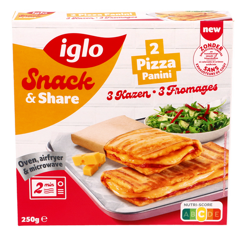 IGLO Panini | 3 fromages | 2 pieces