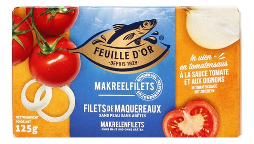 FEUILLE D'OR makreelfil.ui tomaten