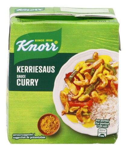 KNORR sauce curry Brique