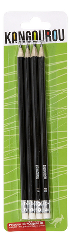 KANGOUROU crayon HB + gomme