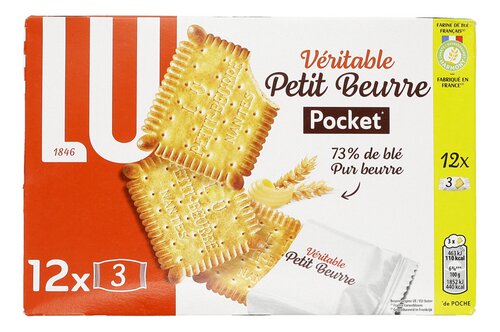 LU Véritab.Petit Beurre Pocket 12st