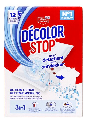 EAU ECARLATE décol.stop+ontvl.witte