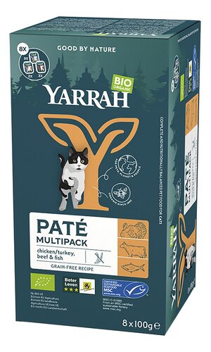 YARRAH multi pack pâté bio chat