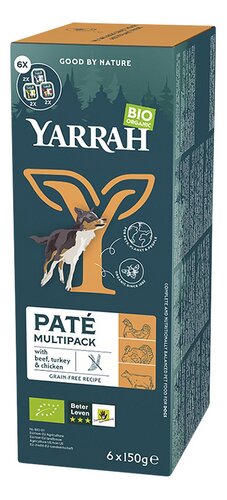 YARRAH Multipack pâtée chiens Bio