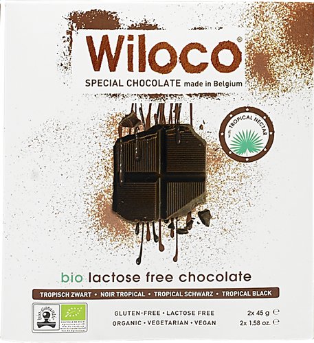 WILOCO chocol.noir Bio sans lact.