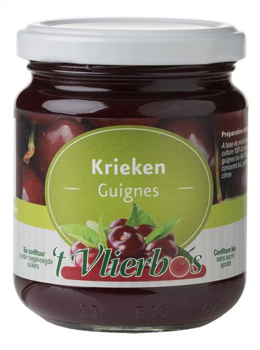 'T VLIERBOS confiture guignes Bio