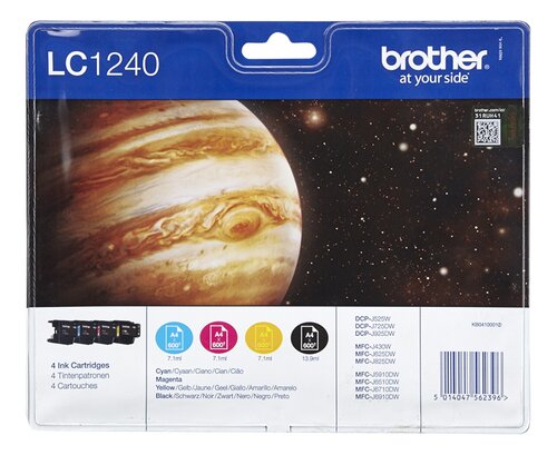 BROTHER LC1240 BK/M/C/Y bestellen | Colruyt