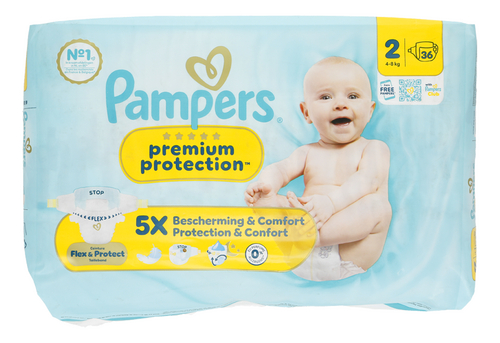 PAMPERS couches prem.prot.t2 4-8kg