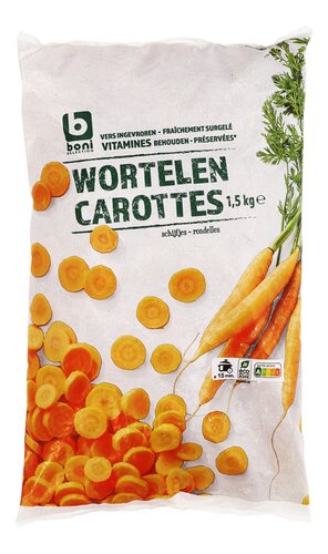 BONI wortelen schijfjes