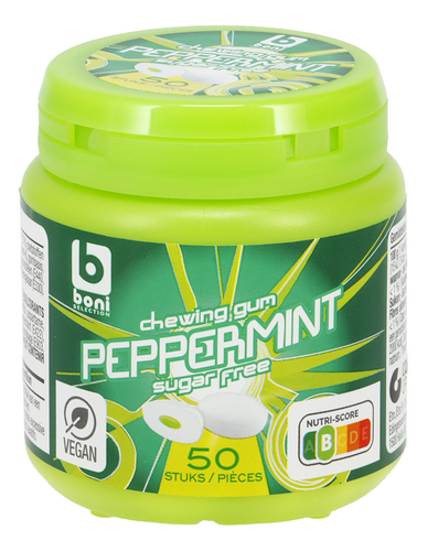 BONI chewing gum peppermint 50pc