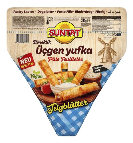 SUNTAT Bladerdeeg Driehoek Vegan