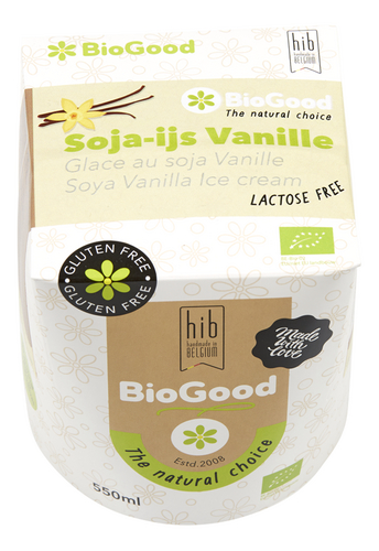 BIOGOOD glace au soja vanil.SG Bio
