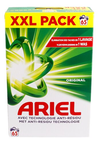 ARIEL lessive poudre original 65d.