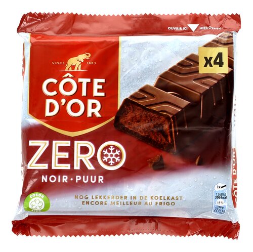 CÔTE D'OR Zero chocolat noir