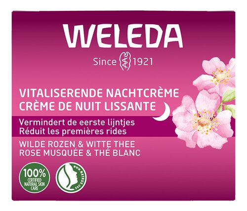 WELEDA cr.nuit rose musq&thé blanc