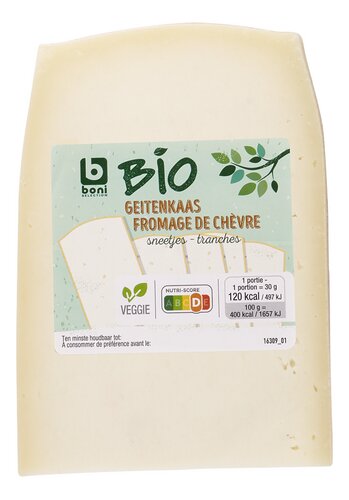 BONI BIO fromage chèvre tranches