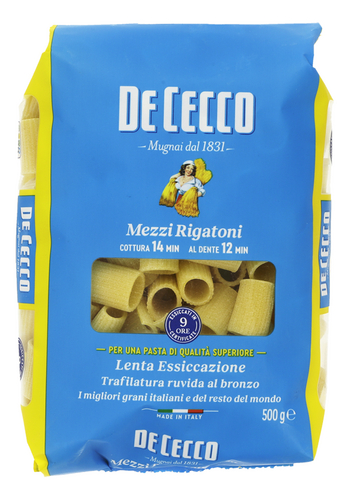 DE CECCO Mezze Rigatoni