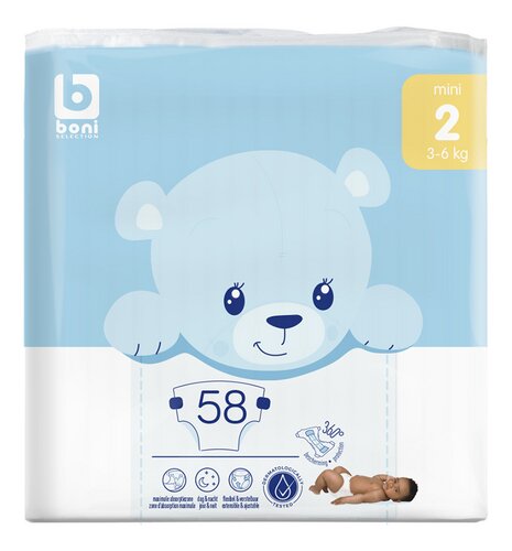 Boni Selection luiers Mini 2 3-6kg