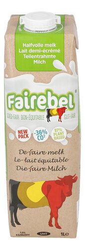 FAIREBEL halfvolle melk brik