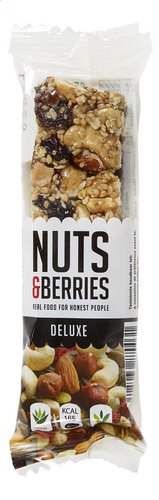NUTS&BERRIES barre noix Deluxe Bio