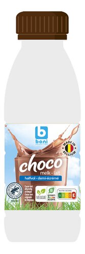 BONI halfvolle chocomelk PET