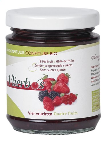 'T VLIERBOS confiture 4 fr.Bio
