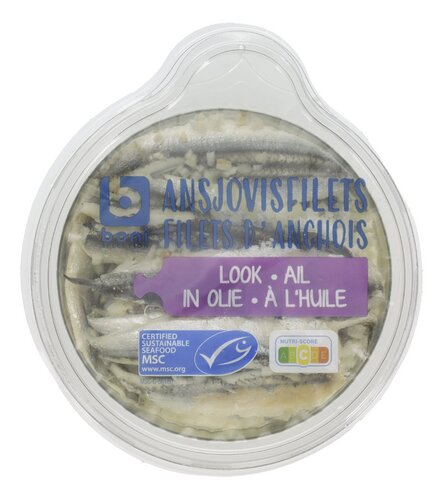 BONI filet anchois huile ail MSC