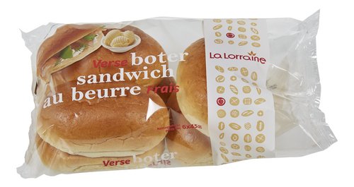 LA LORRAINE sandwiches aux beurre