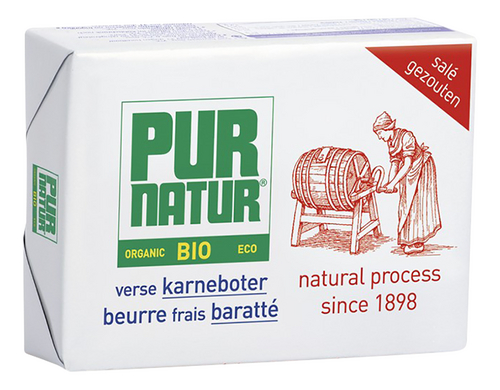 PUR NATUR Beurre Baratte Sale bio