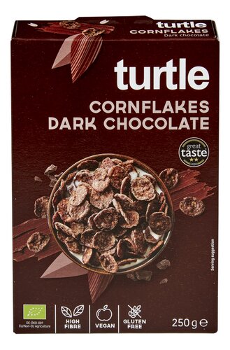 TURTLE bio céréals chocolat noir SG