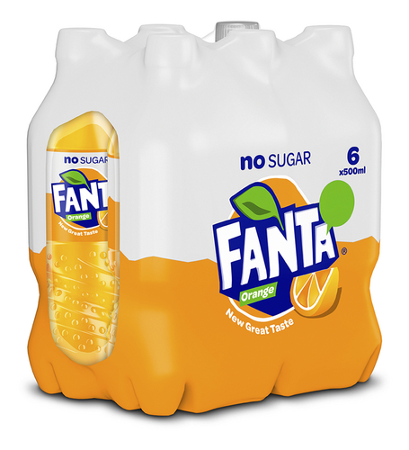 FANTA ORANGE ZERO 50CL PET