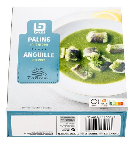 BONI anguilles au vert