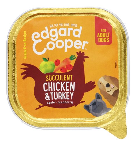 EDGARD&COOPER Adulte Poulet&Dinde