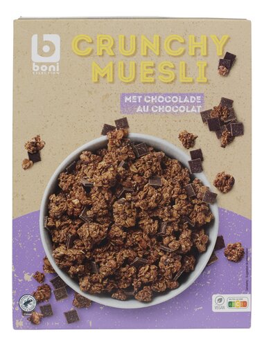 BONI crunchy muesli au chocolat