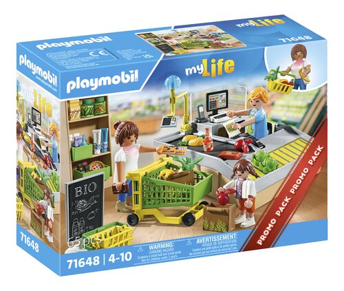 PLAYMOBIL biologische supermarkt 71648