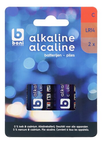 BONI Pile Alcaline LR14 C