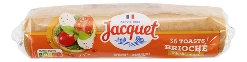 JACQUET ronde toast briochesmaak
